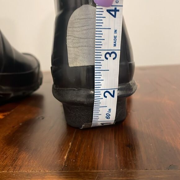 HUNTER Kids Boots 12” Original Gloss Black Size US 3 B / 4 G - Picture 8 of 12